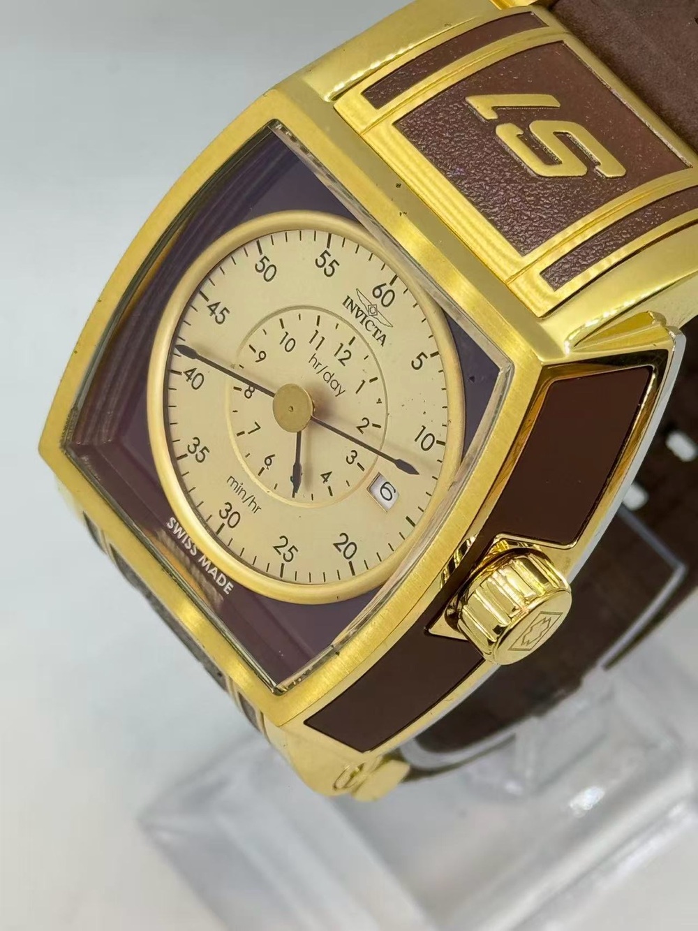 Invicta S1 Rally 12598 Men’s Swiss Made Quartz 41mm Watch New Battery Runs - Picture 9 of 12
